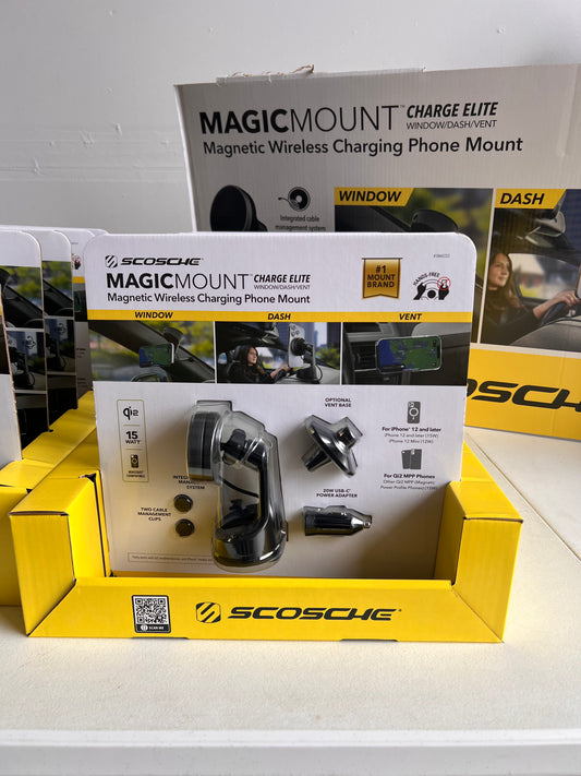 Scosche Magic Mount Charger Elite Window/Dash/Mount