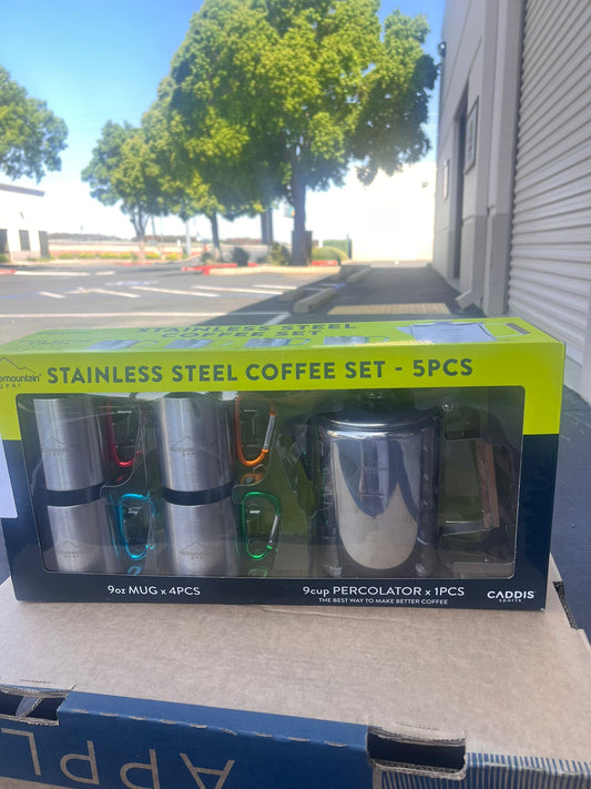 Wenzel & Oneida Coffee Set – 5-Piece Pour-Over Kit