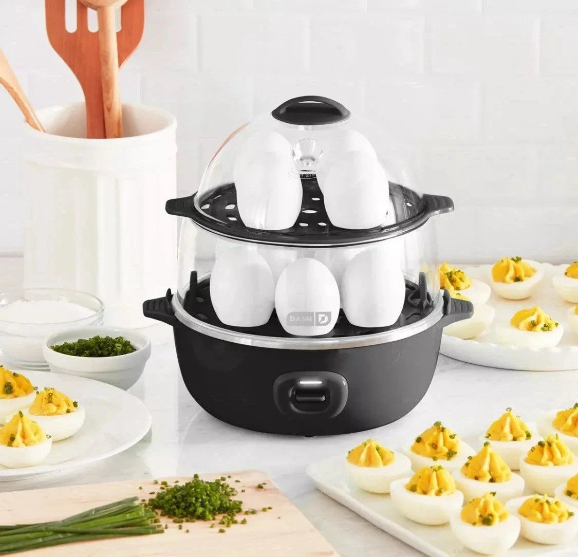Dash Deluxe Egg Cooker – Fast, Perfect Eggs Every Time