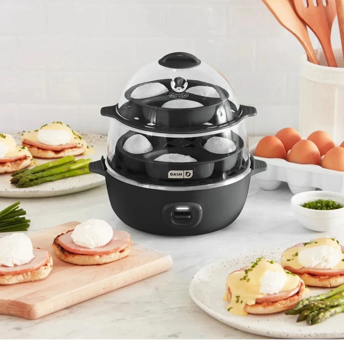 Dash Deluxe Egg Cooker – Fast, Perfect Eggs Every Time