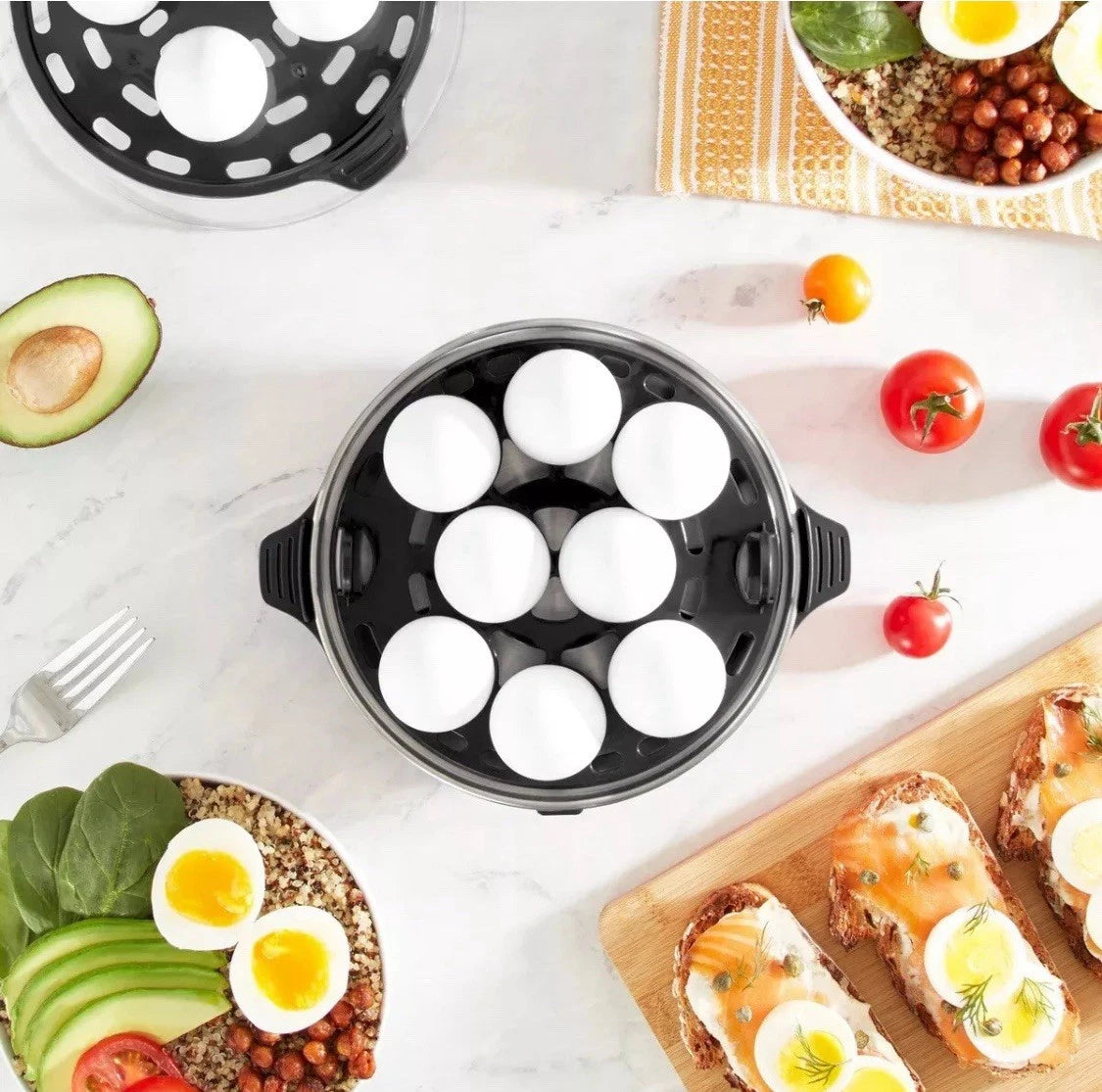Dash Deluxe Egg Cooker – Fast, Perfect Eggs Every Time