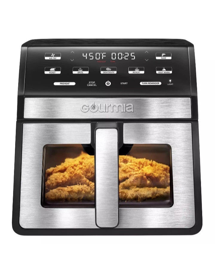 Gourmia 8QT Digital Air Fryer with FryForce 360°