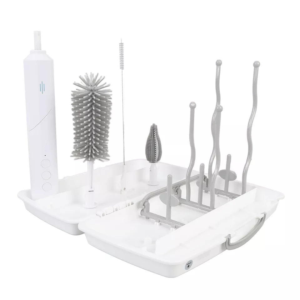 Nylon Bottle Brush Set โ Long Handle Water Bottle & Tumbler Cleaner