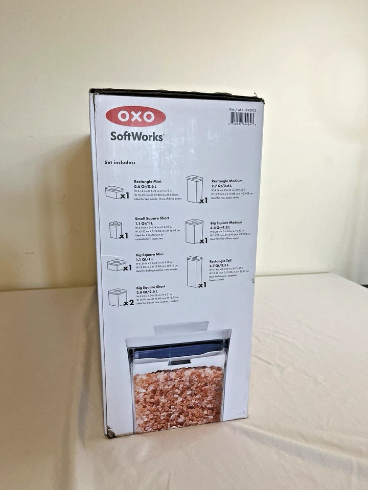 OXO SoftWorks 8-Piece POP Storage Container Set