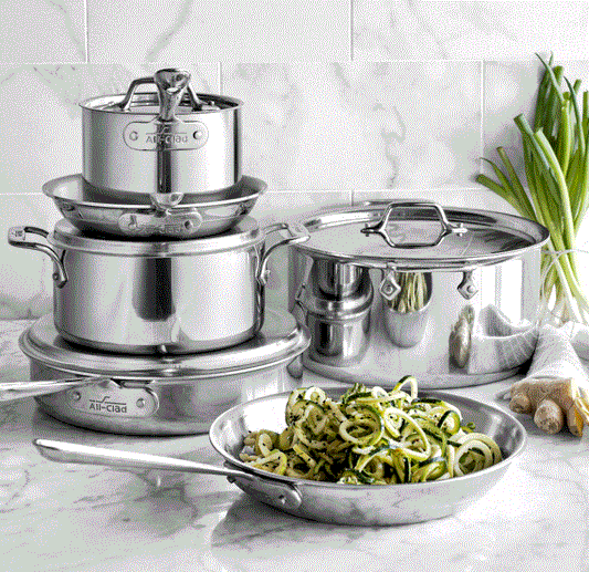 ALL CLAD D3 12PC-Precision Cooking Starts Here