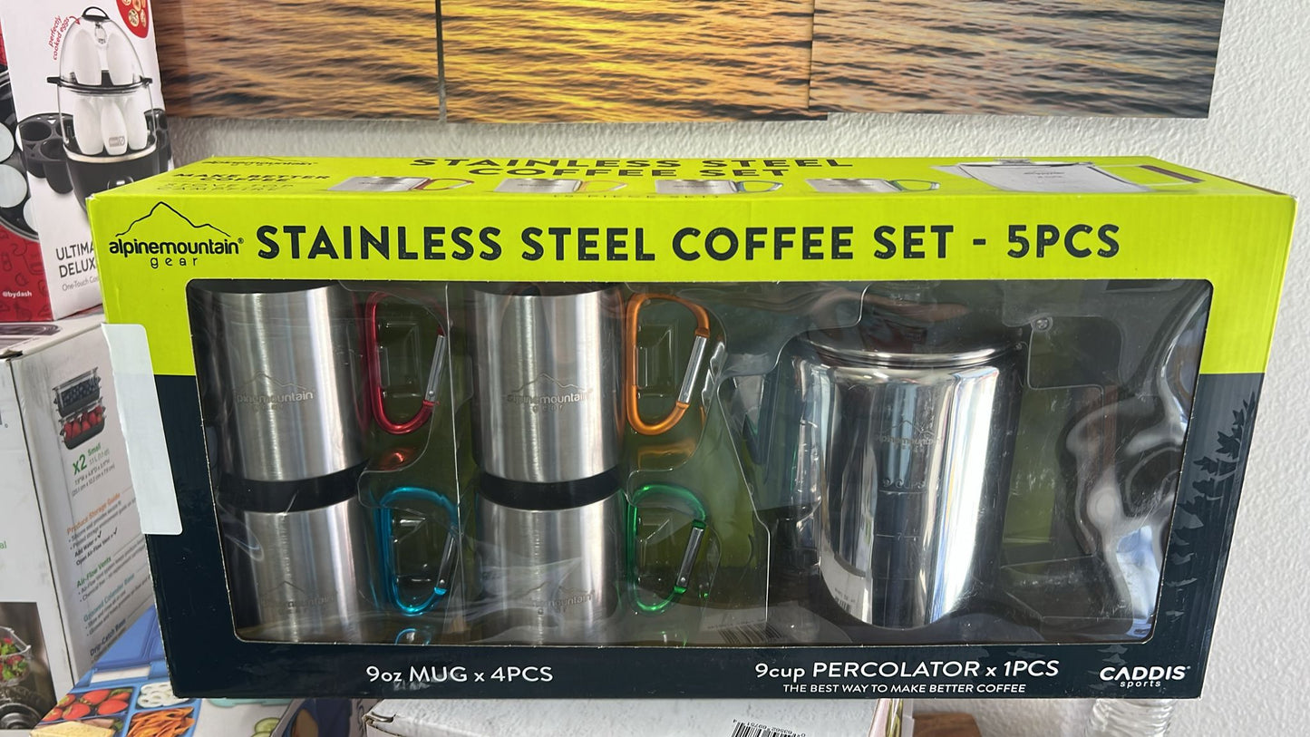 Wenzel & Oneida Coffee Set – 5-Piece Pour-Over Kit