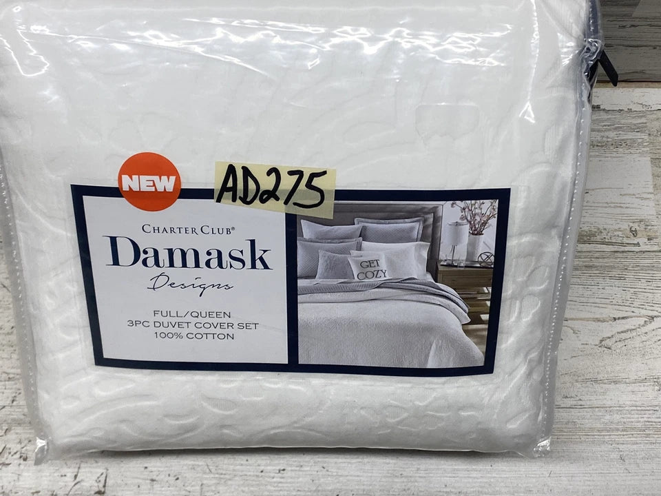 Charter Club Damask Designs Coastal Medalli Blue Full/Queen Bedding Set