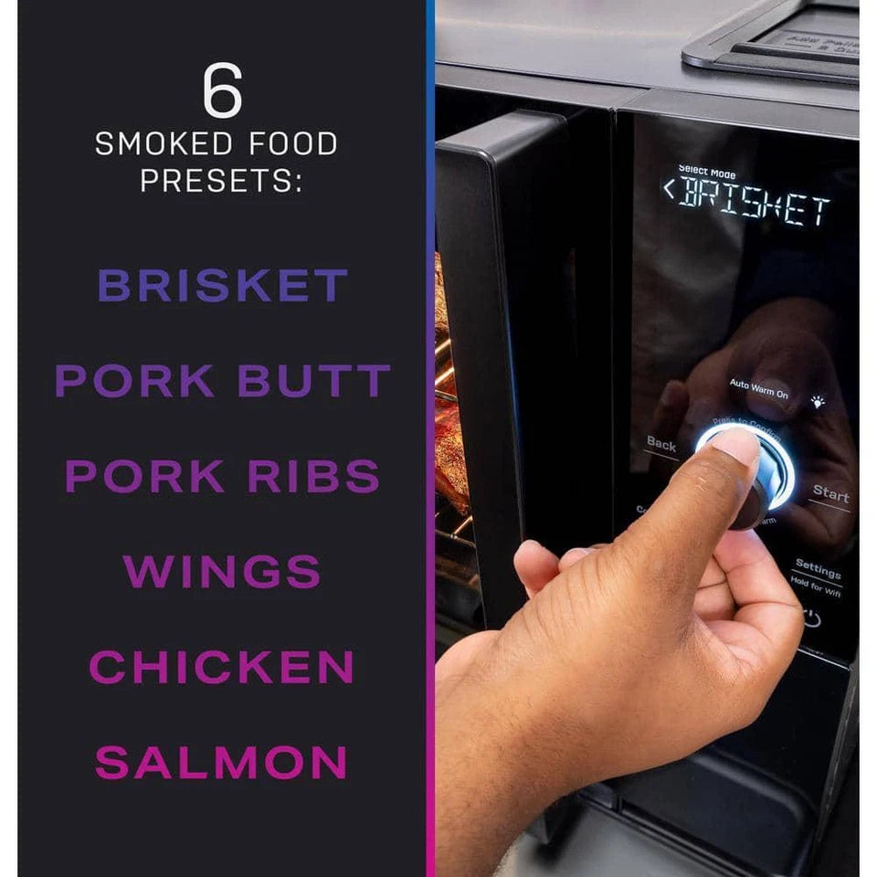 GE Smart Indoor Smoker – 5-in-1 Electric Smoker
