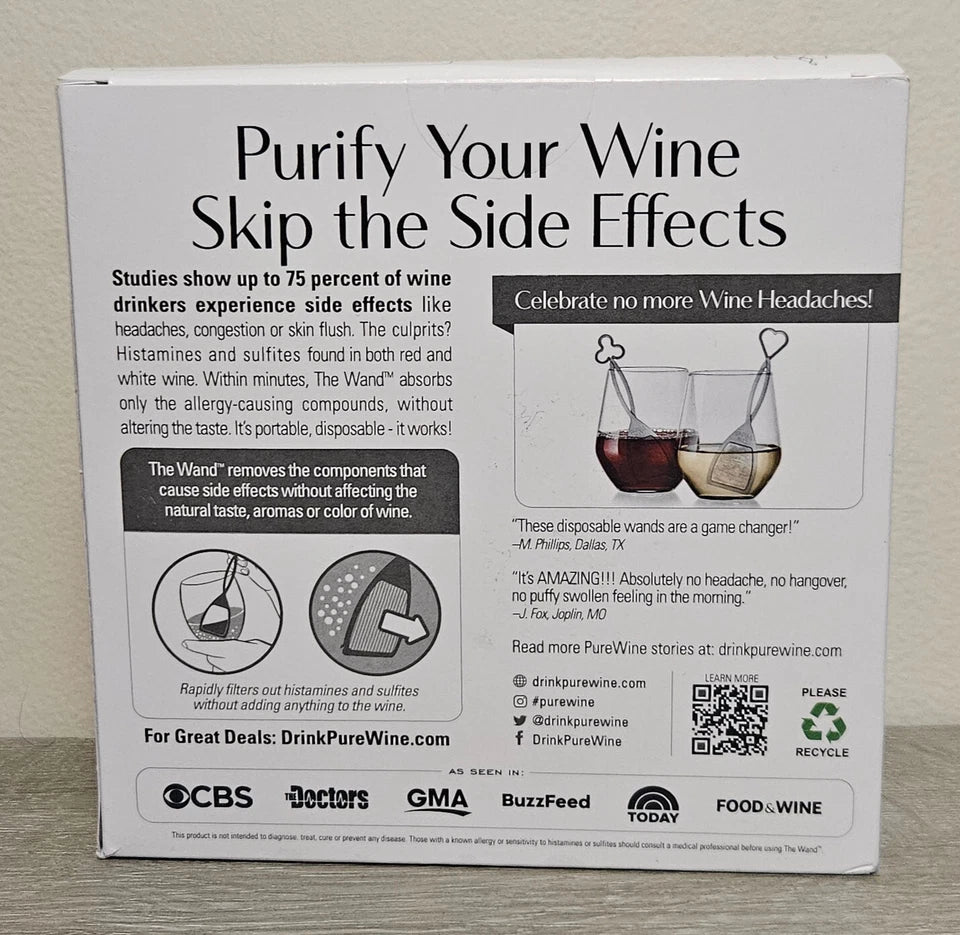 The Wand by PureWine – 40 Wine Purifiers